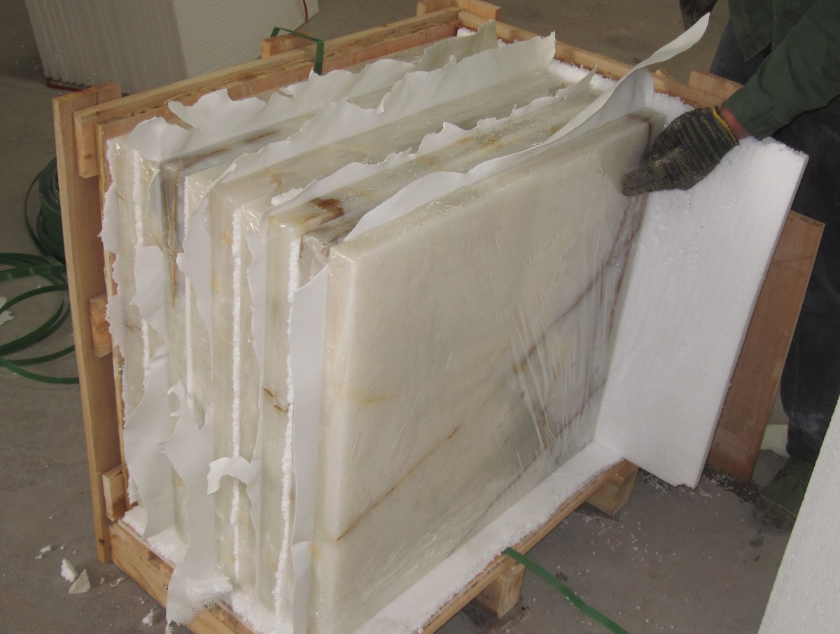 белые ящики из оникса white onyx crates
