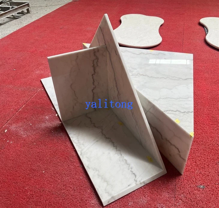 White Marble Top Side Table