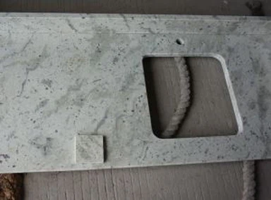 Импортированный белый гранит, Bianco Romano Counter Top, Тоны для ванной комнаты,