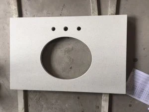 Белый кварцевый тщеславие вверх