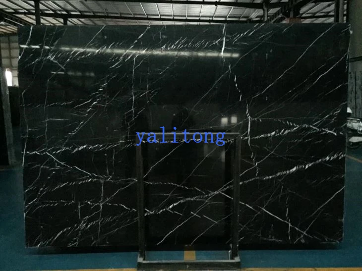 Black Marquina marble slab design