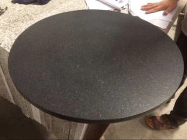 Заточенный Черный Гранитный Стол Кафе