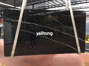 Мраморная плита Nero Marquina